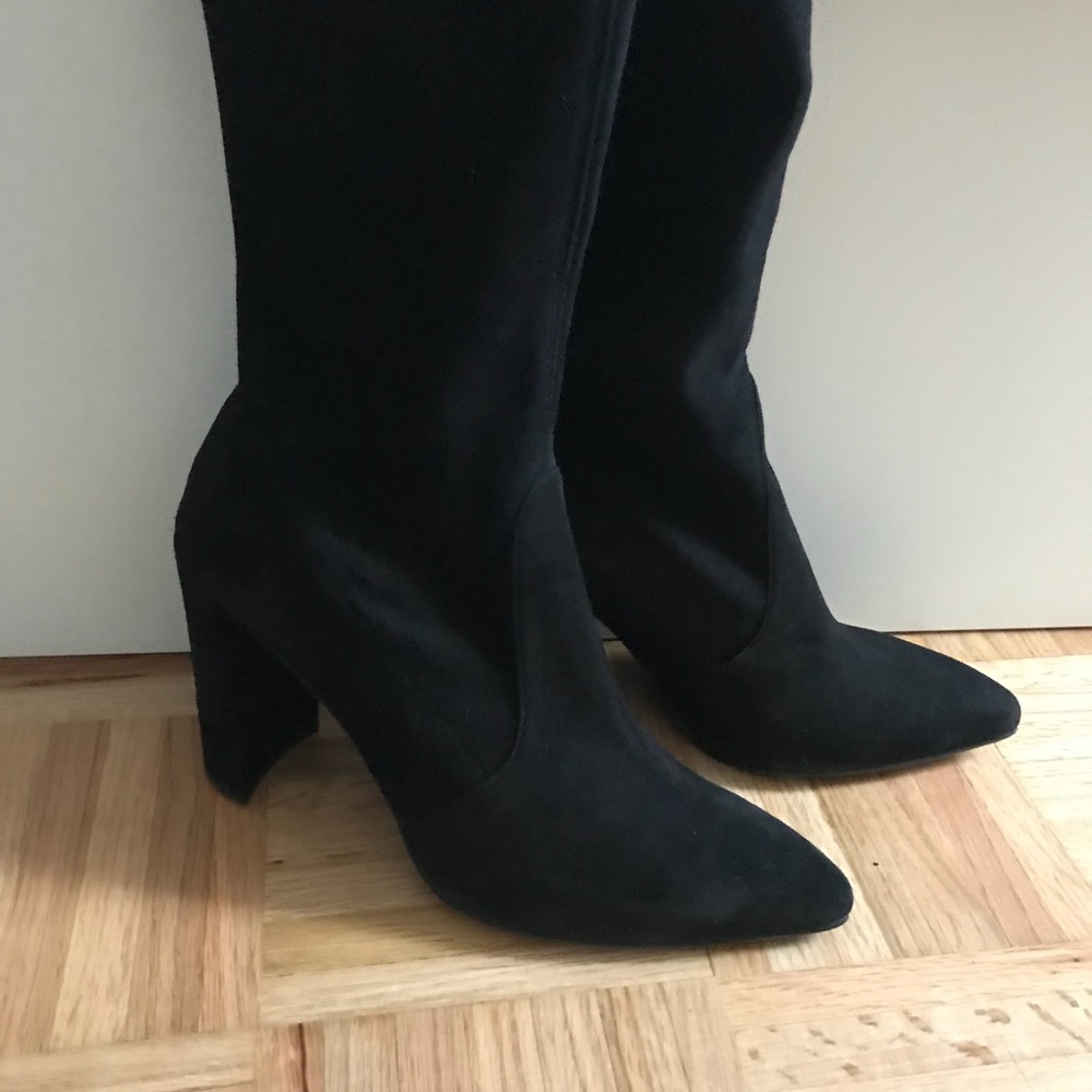 NWT Stuart Weitzman Highchamp Suede Over-The-Knee - Picture 5 of 8